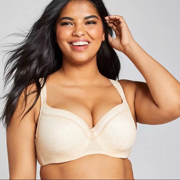 Cacique Other - Cacique Modern Lace Lightly Lined Balconette Bra